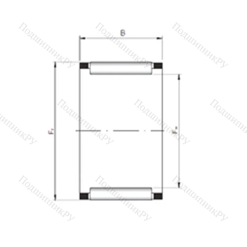 Подшипник игольчатый радиальный KZK 22X 28X 13