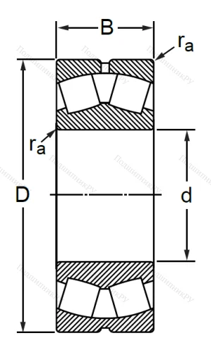 Сферический роликовый подшипник 3626 АМН (22326 MBW 33) в Химках