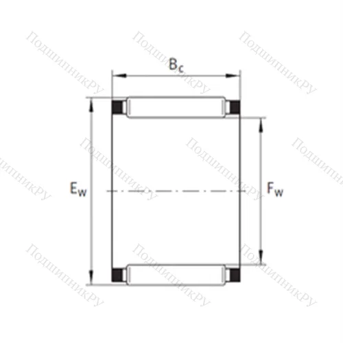 Подшипник игольчатый радиальный K 45X 59X 18-TV