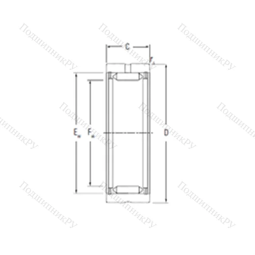 Подшипник игольчатый радиальный RNA 1007 от производителя  KOYO