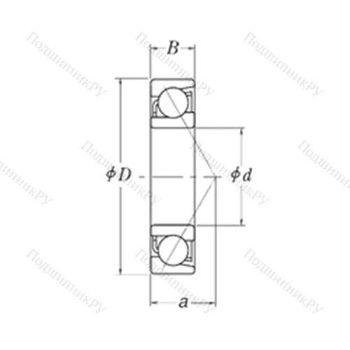Подшипник шариковый радиально-упорный