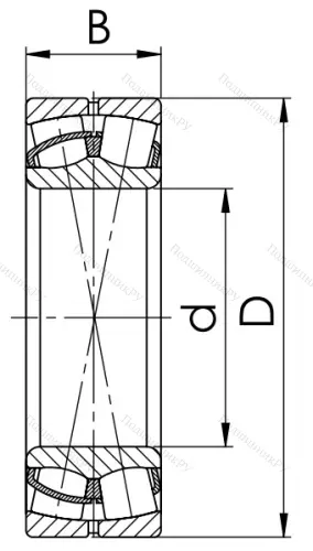Сферический роликовый подшипник 53514 Н (22214 CW 33) в Химках