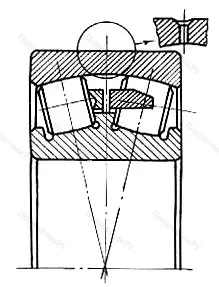 Модификация подшипника 3610 размер 50x110x40