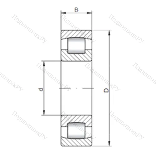 Подшипник роликовый радиальный самоцентрирующийся 20304 C от производителя  CX Подшипник роликовый радиальный самоцентрирующийся 20304 C от производителя  CX