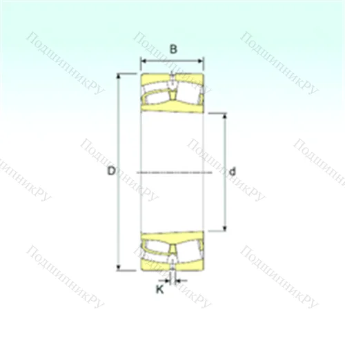 Подшипник роликовый радиальный самоцентрирующийся 241/950 K 30 от производителя  ISB