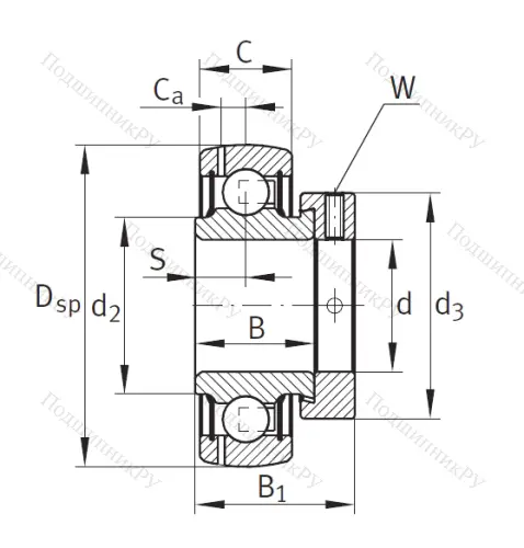 Корпусный подшипник GRAE 40 XL NPP B в Химках