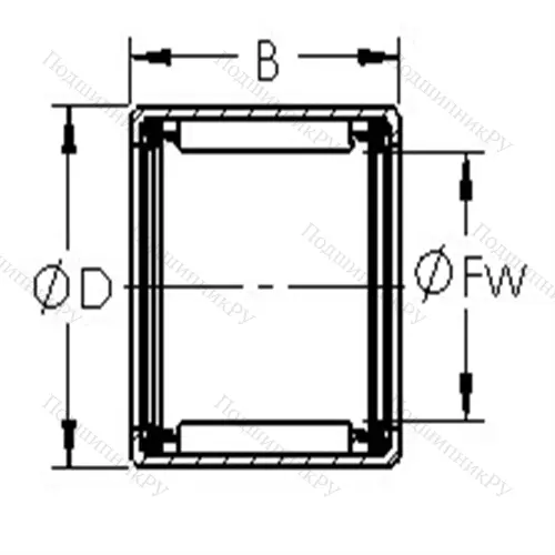 Подшипники игольчатые, дюймовая серия SCE 1212PP