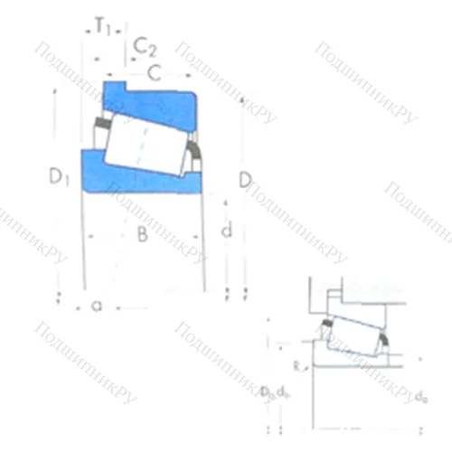 Подшипник роликовый радиально-упорный 18790/18720B от производителя  TIMKEN Подшипник роликовый радиально-упорный 18790/18720B от производителя  TIMKEN