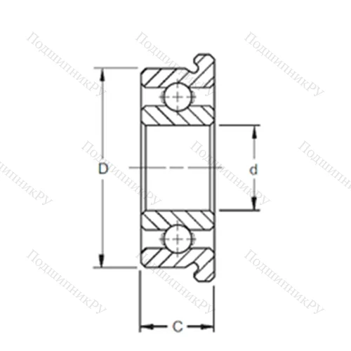 Подшипник шариковый радиальный