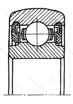 Модификация подшипника 580211А размер 55x100x21
