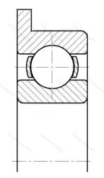 Подшипник  1840089 размер 9x17x4