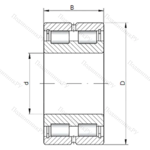 Подшипник роликовый радиальный NNCL 4914 V от производителя  CX Подшипник роликовый радиальный NNCL 4914 V от производителя  CX
