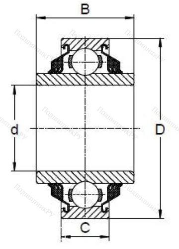 Радиальный шариковый подшипник W 211 PP 5 в Химках