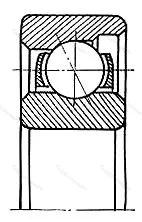 Подшипник  7200CD (6200) 