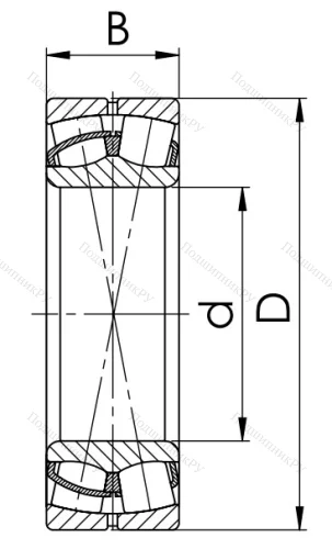 Сферический роликовый подшипник 53514 АН (22214 CW 33) в Химках
