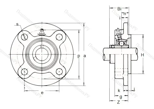 Подшипниковый узел UCFC 214 D 1 в Химках