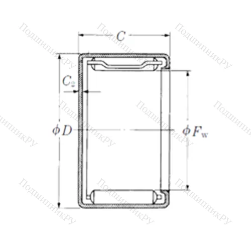 Подшипник игольчатый радиальный MFJ-79