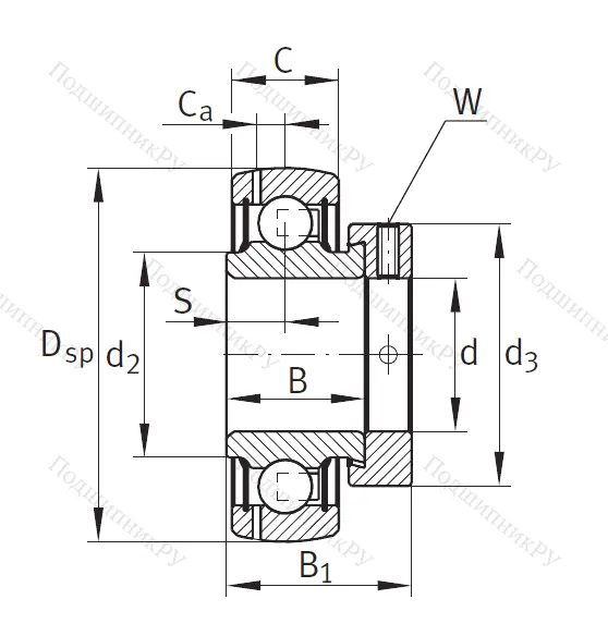 Корпусный подшипник GRAE 40 XL NPP B в Химках