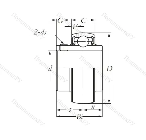 Корпусный подшипник  UCX 09 в Химках