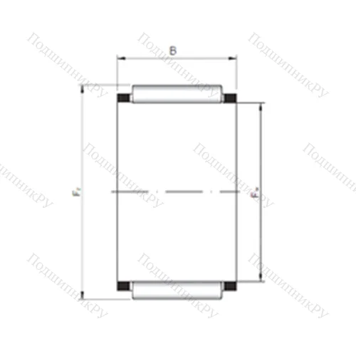 Подшипник игольчатый радиальный KBK 20X 24X 30