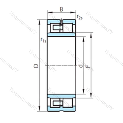 Подшипник роликовый радиальный NNU 49/630