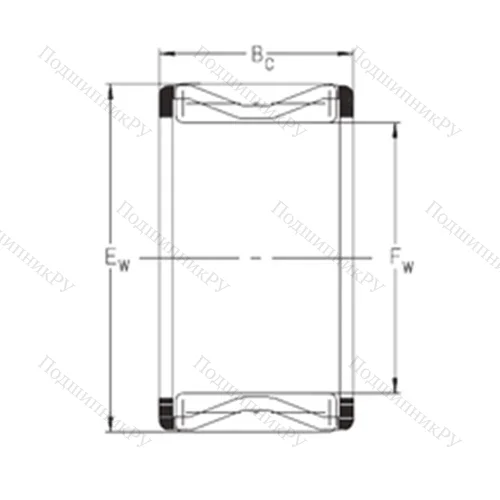 Подшипник игольчатый радиальный C 131608