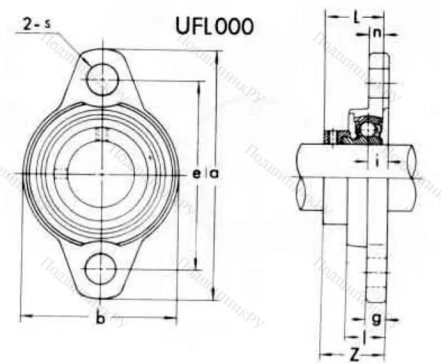 Подшипниковый узел UFL 006 (ASAHI) в Химках