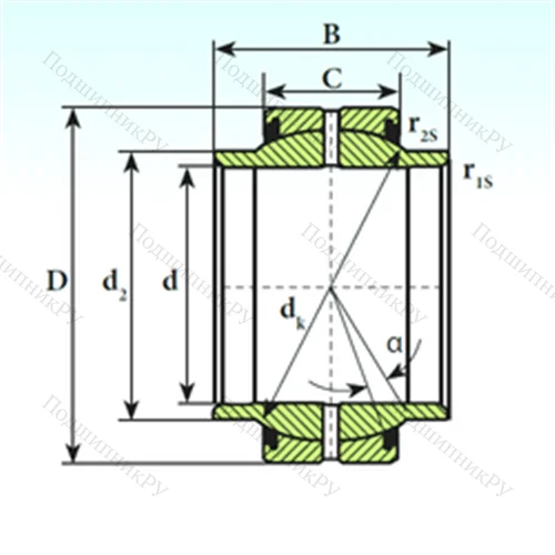 Подшипник скольжения сферический