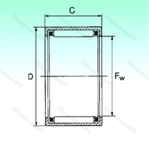 Подшипник игольчатый радиальный HK 2512