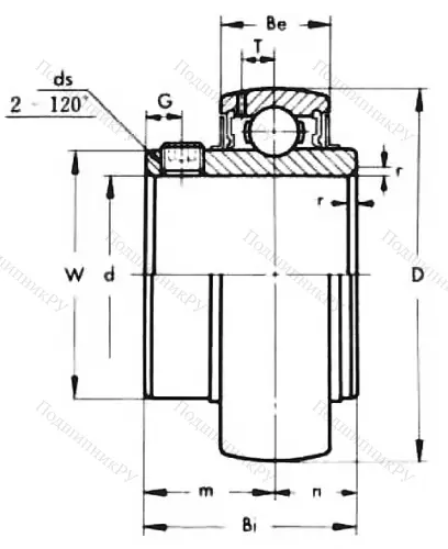Корпусный подшипник UC 204-12 в Химках
