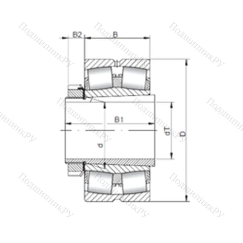 Подшипник роликовый радиальный самоцентрирующийся 231/900 KCW 33+H 31/900 от производителя  CX