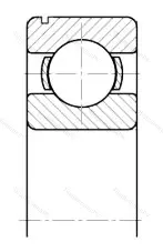 Подшипник  6214N (50214) размер 70x125x24 от производителя  SKF