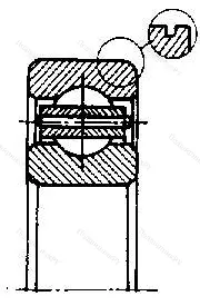 Подшипник  7601/2,5 размер 2,5x8x2,8
