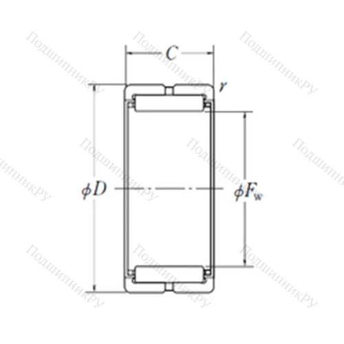 Подшипник игольчатый радиальный RNA 49/62
