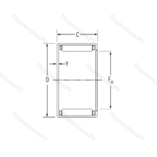Подшипник игольчатый радиальный MJ-12101