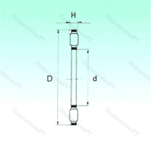 Подшипник роликовый упорный K 81106TN от производителя  NBS Подшипник роликовый упорный K 81106TN от производителя  NBS