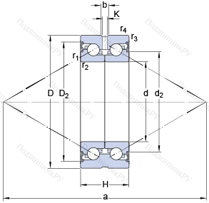 Подшипник BEAS 010034 C-2RSH