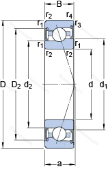 Подшипник S 7005 CE/HCP 4BVG 275