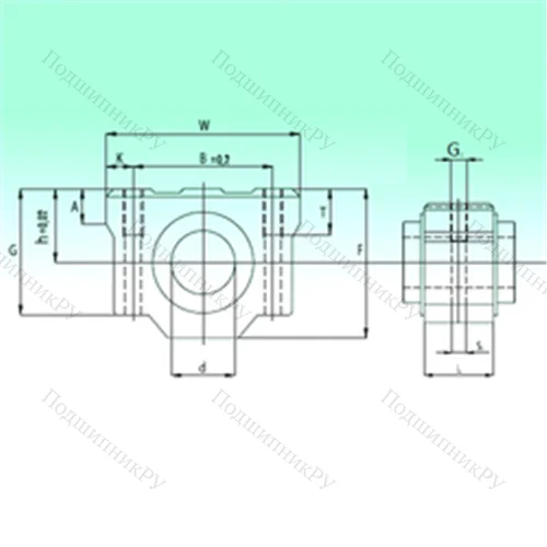 Подшипник шариковый линейный SCV 16