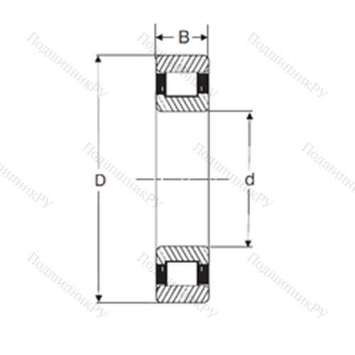 Подшипник роликовый радиальный RXLS 5.1/2