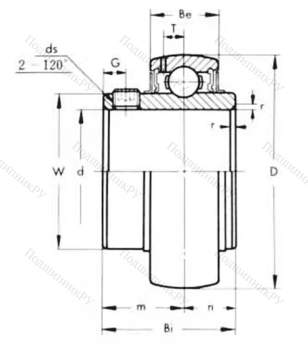 Подшипник MUC 207 FD (ASAHI) в Химках