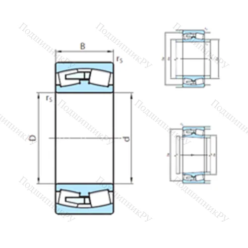 Подшипник роликовый радиальный самоцентрирующийся 24056CW 33MB