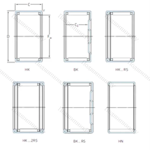 Подшипник игольчатый радиальный BK 0910
