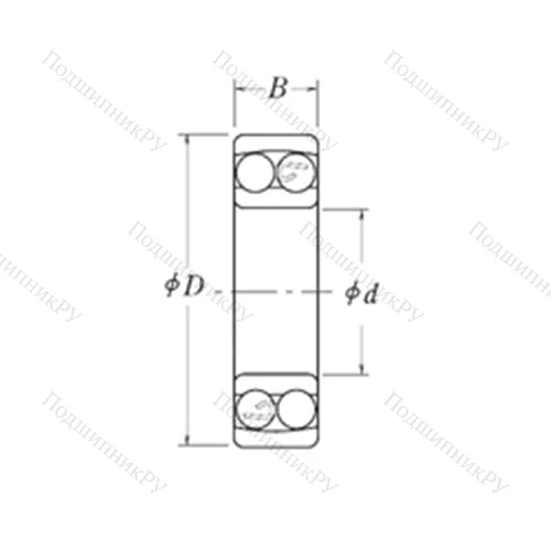 Подшипник шариковый радиальный самоцентрирующийся NLJ 5.1/2 от производителя  RHP Подшипник шариковый радиальный самоцентрирующийся NLJ 5.1/2 от производителя  RHP