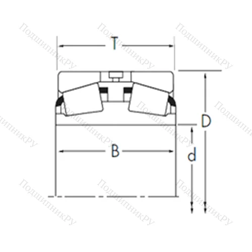 Подшипник роликовый радиально-упорный 378DE/374 от производителя  TIMKEN Подшипник роликовый радиально-упорный 378DE/374 от производителя  TIMKEN
