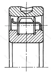 Модификация подшипника 6-402310КМ размер 50x110x27