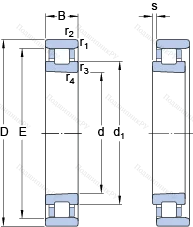 Подшипник N 1011 KPHA/HC 5SP