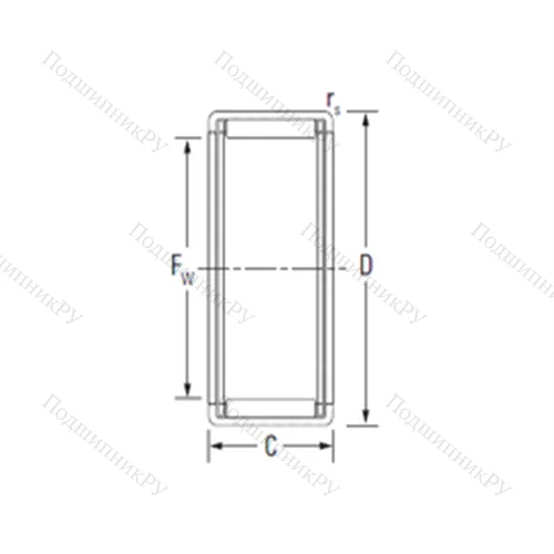 Подшипник игольчатый радиальный F-214100