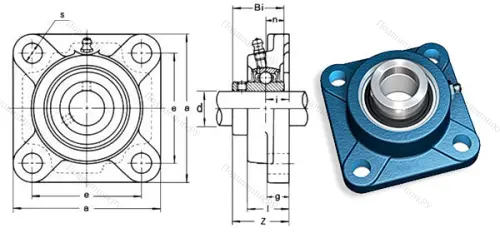 Подшипниковый узел UCF 307 в Химках