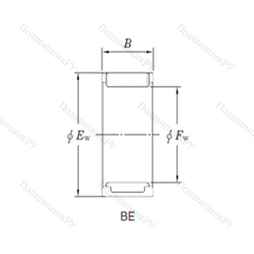 Подшипник игольчатый радиальный BE 222814ASB 1